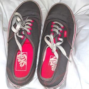pink and gray vans!